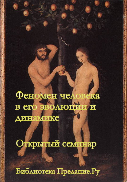 Открытый научный семинар: Феномен человека в его эволюции и динамике. 2005-2011 