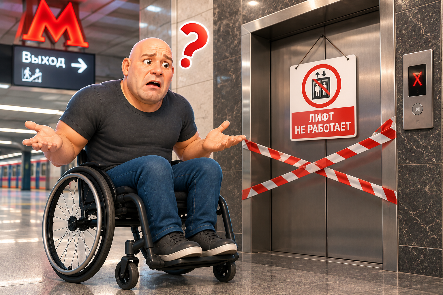 Доступная среда для инвалида или лотерея?