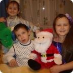 Настя, Коля и Лиза Буновы