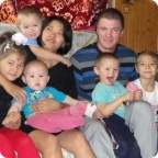 Многодетная семья Дравило