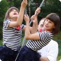 Велосипед для сестер Барановских